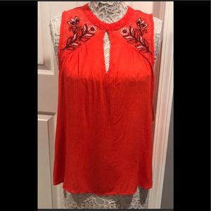 Brand new eye shadow sleeveless Top